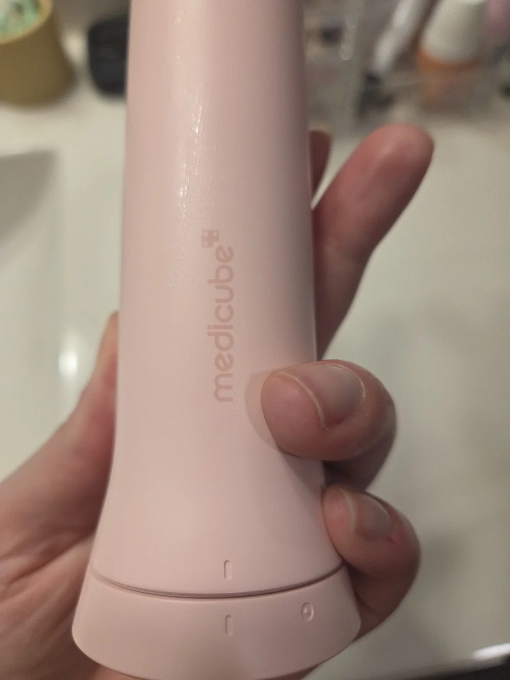 Medicube MINI PRO BOOSTER Pink Facial Toning & Eye Massager Set